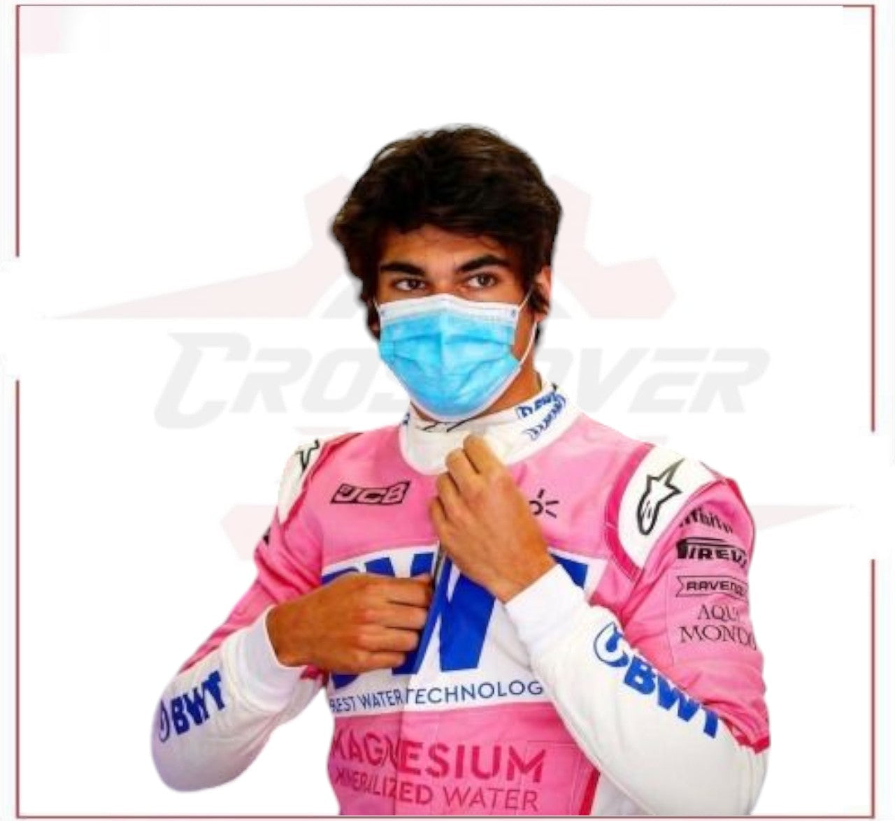 Lance Stroll 2020 Season Worn BWT Racing F1 Team Race Suit CROSSOVER RACEWEARS