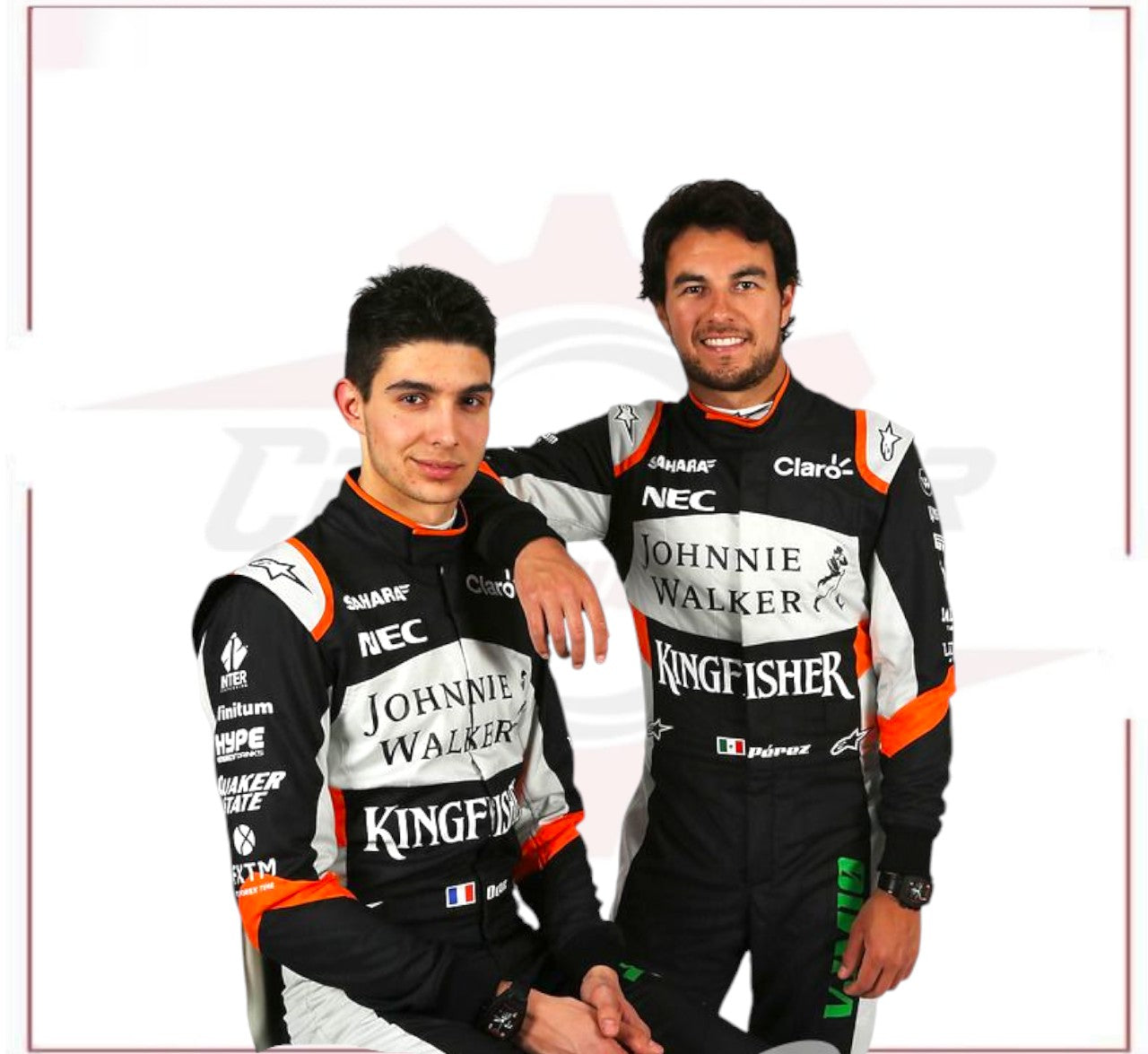 2017 Sergio Perez F1 Team Racing Suit - CROSSOVER RACEWEARS