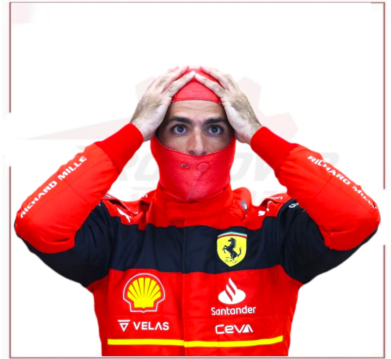 2022 Carlos Sainz Scuderia Ferrari F1 Racing Suit - CROSSOVER RACEWEARS