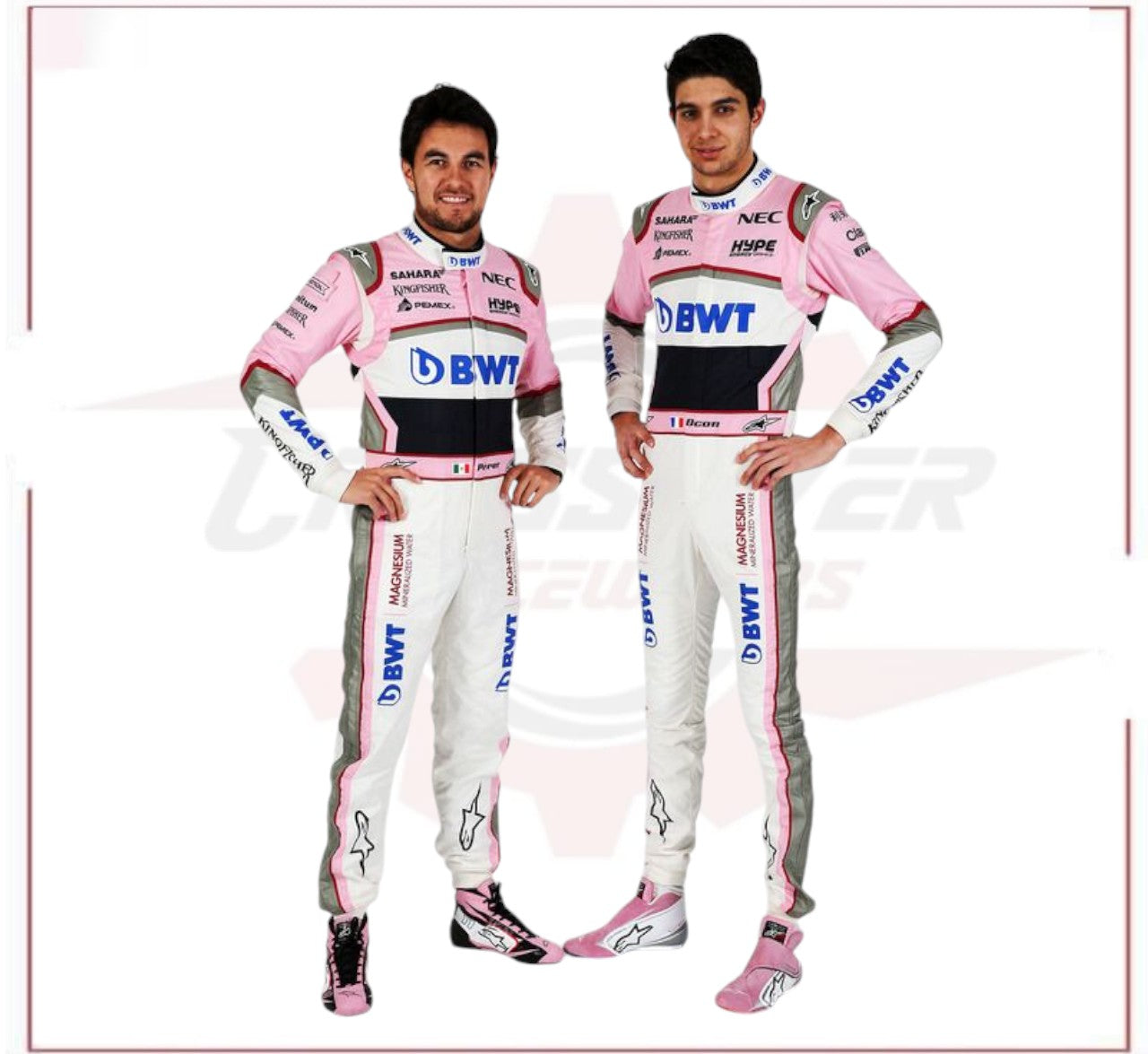 SERGIO PEREZ 2018 RACE SUIT SAHARA FORCE INDIA F1 TEAM - CROSSOVER RACEWEARS