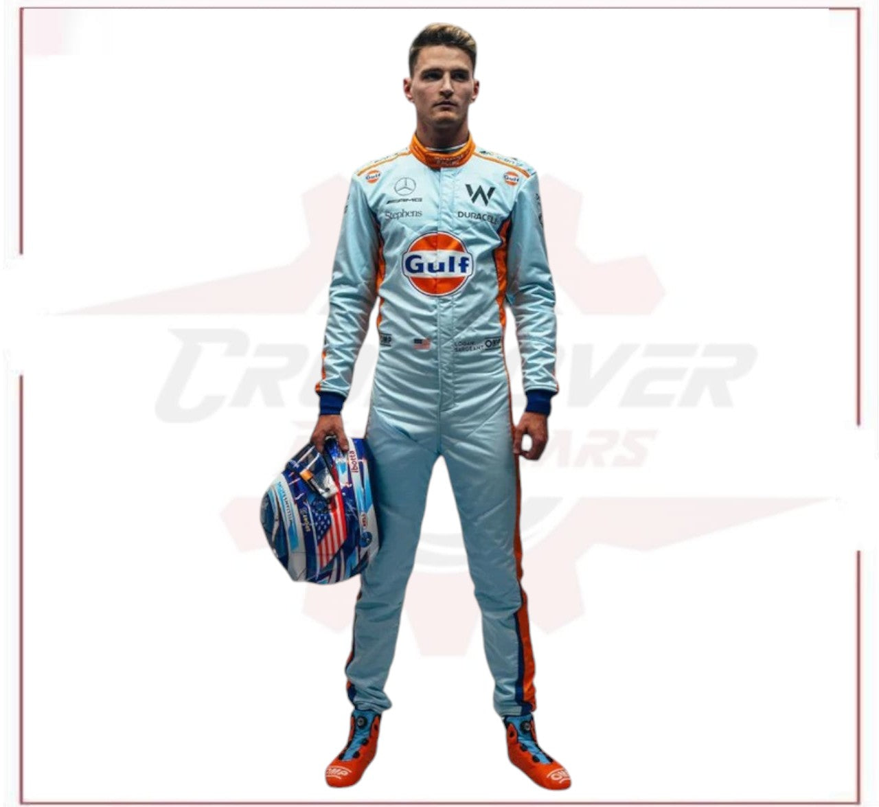 2023 New Alexander Albon Gulf F1 Race Suit Singapore GP