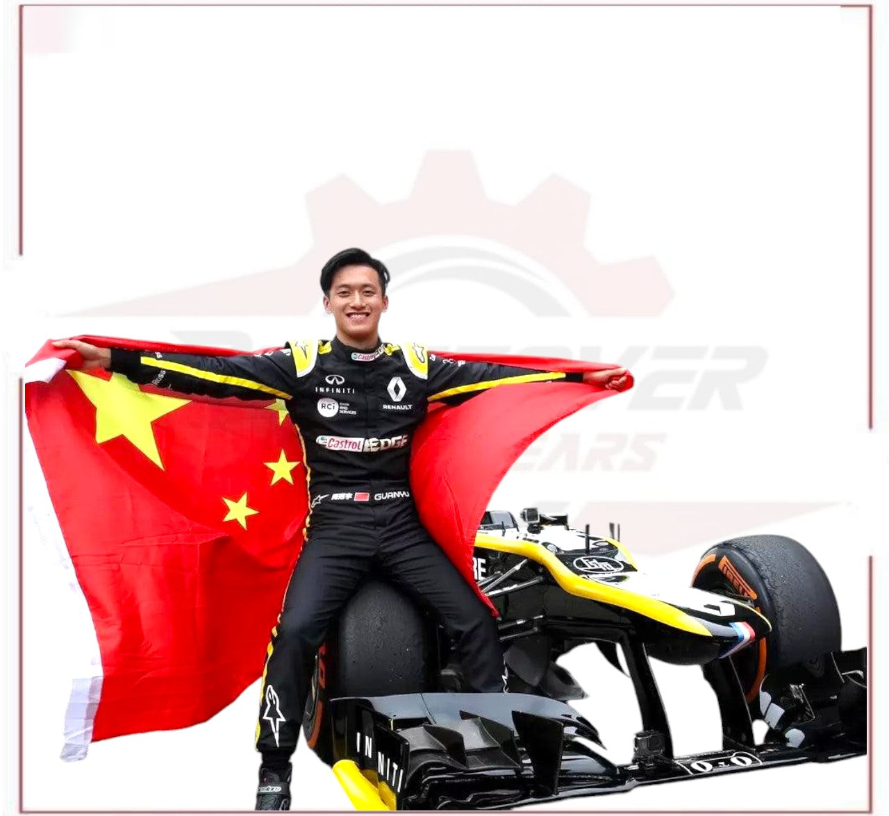 2019 New Zhou Guanyu Renault F2 Race Suit