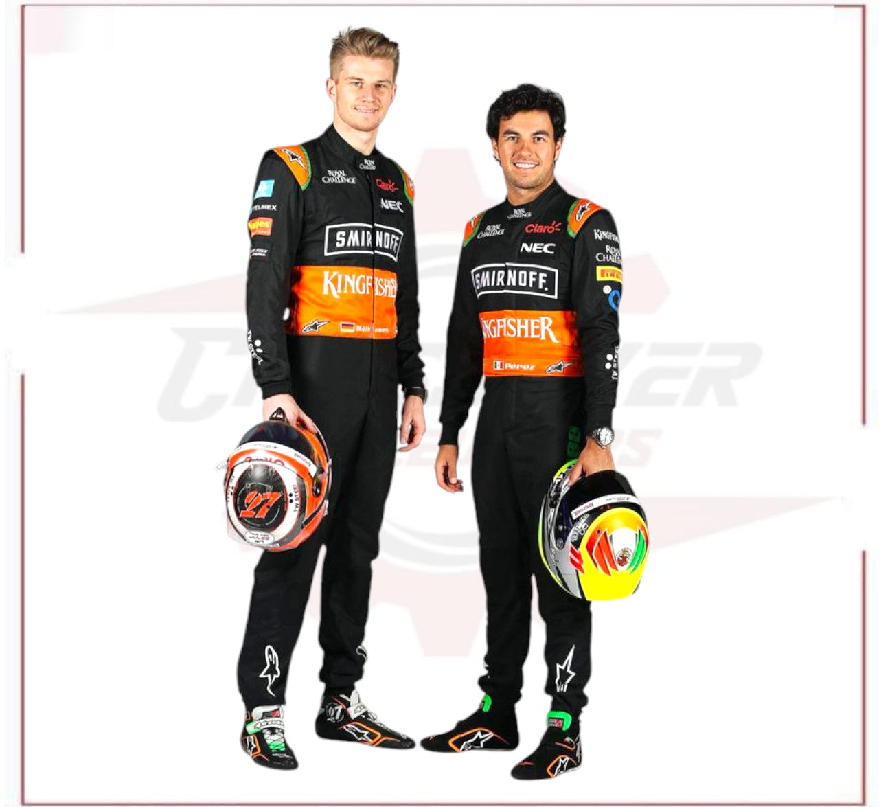 2015 Sergio Perez Force India F1 Racing Suit - CROSSOVER RACEWEARS