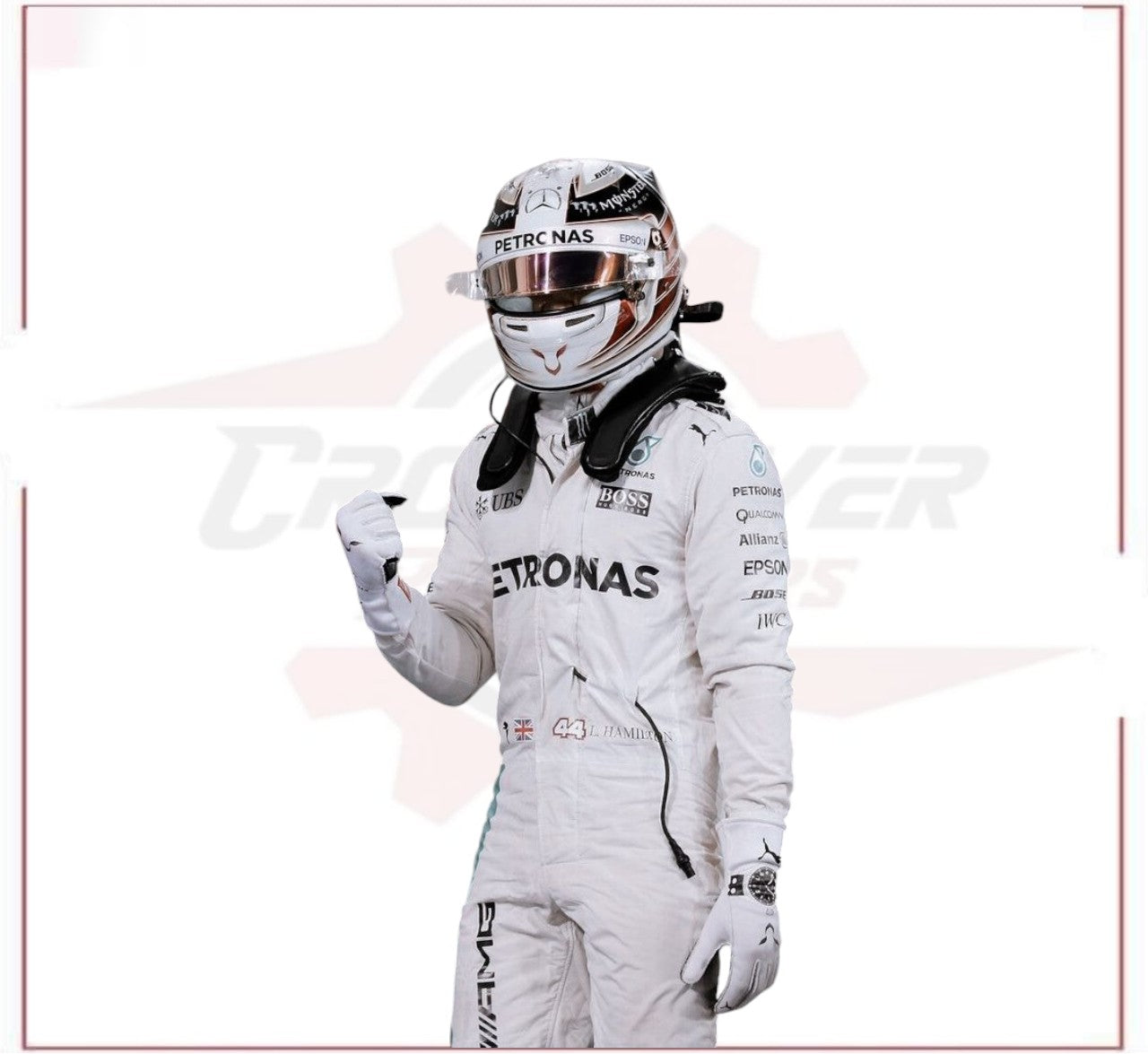Lewis Hamilton 2016 Mercedes Benz F1 Race Suit CROSSOVER RACEWEARS
