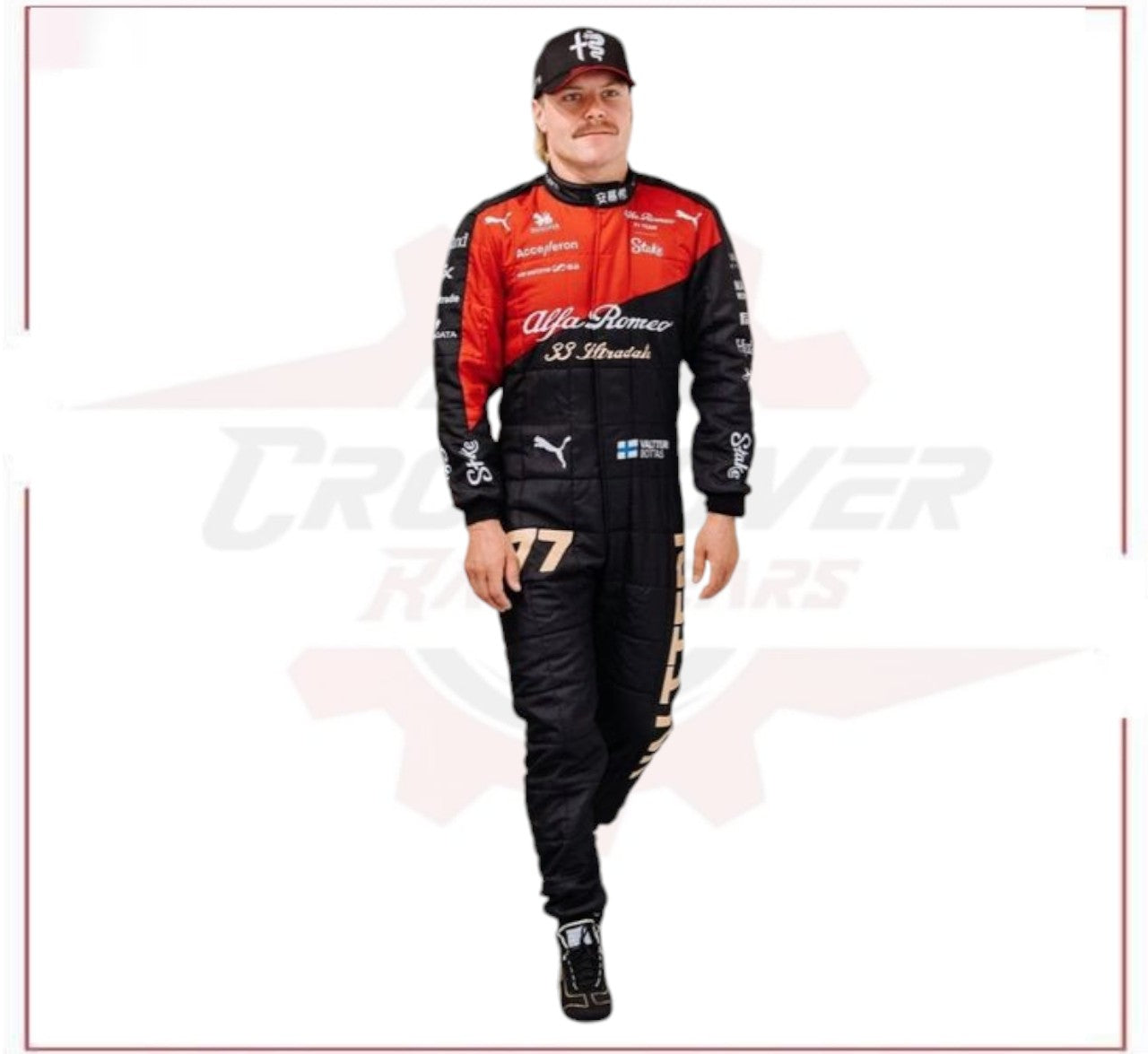 New 2023 VALTTERI BOTTAS ALFA ROMEO F1 RACE SUIT - ITALIAN GP