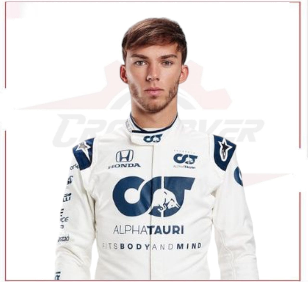 2020 Pierre Gasly Alpha Tauri F1 Race Suit - Abu Dhabi GP CROSSOVER RACEWEARS