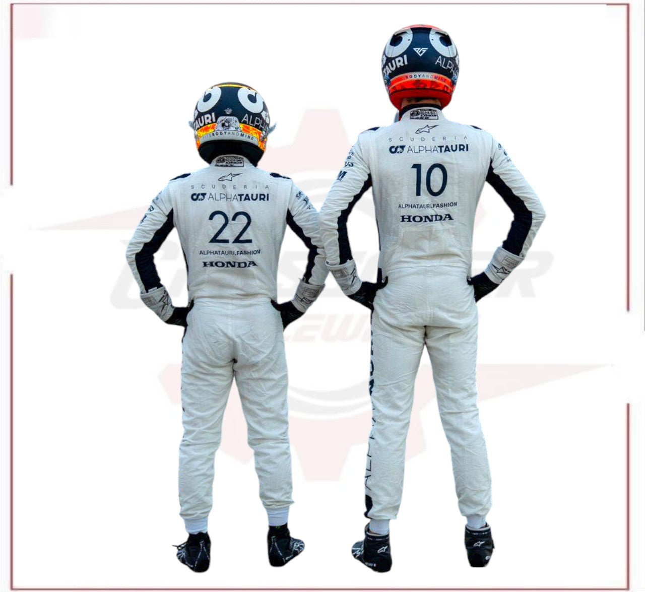 2022 Pierre Gasly Scuderia AlphaTauri F1 Race Suit CROSSOVER RACEWEARS