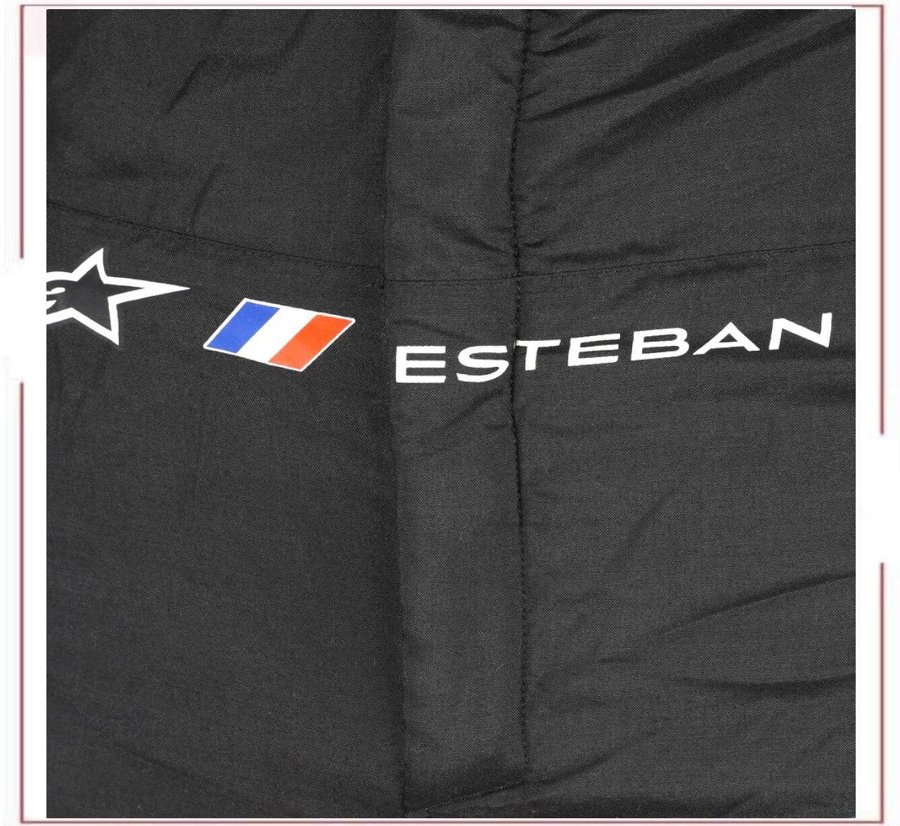 Esteban Ocon 2022 Signed Race Used Race Suit - British GP CROSSOVER RACEWEARS