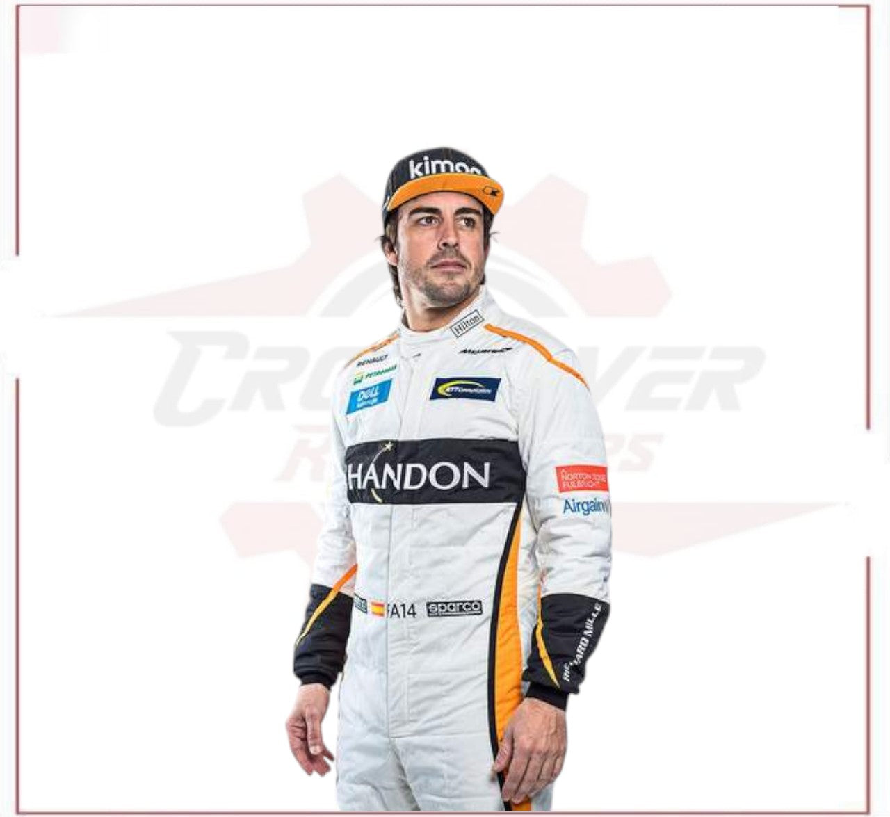 2018 Fernando Alonso McLaren F1 Race Suit CROSSOVER RACEWEARS