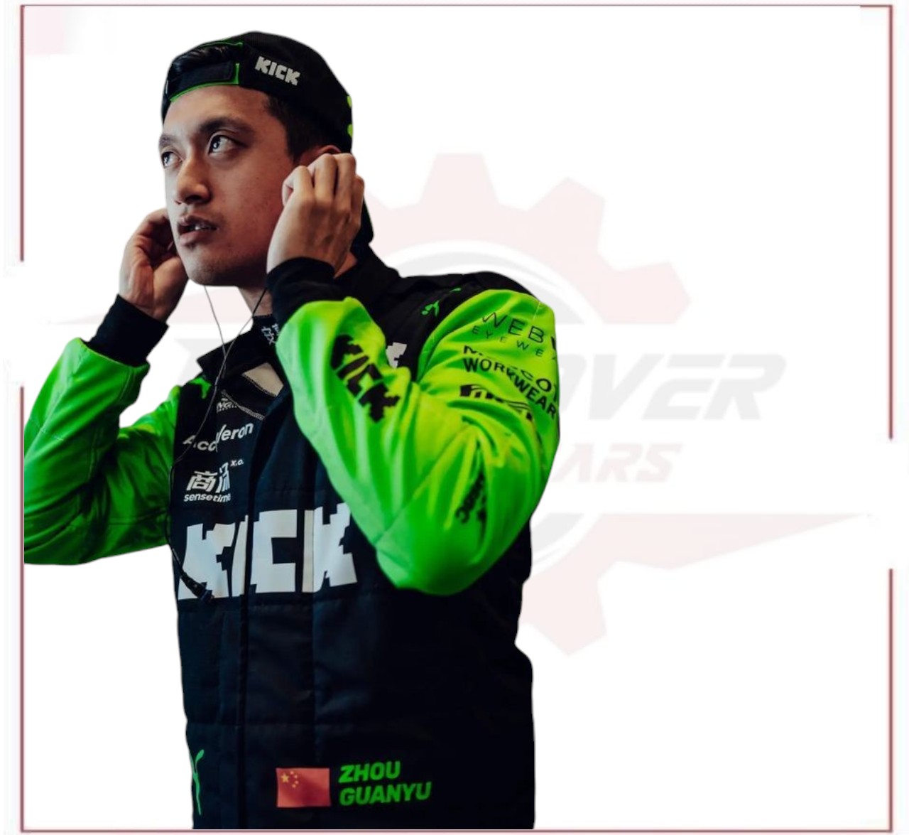 New 2024 Zhou Guanyu Kick Sauber F1 Team Race Suit
