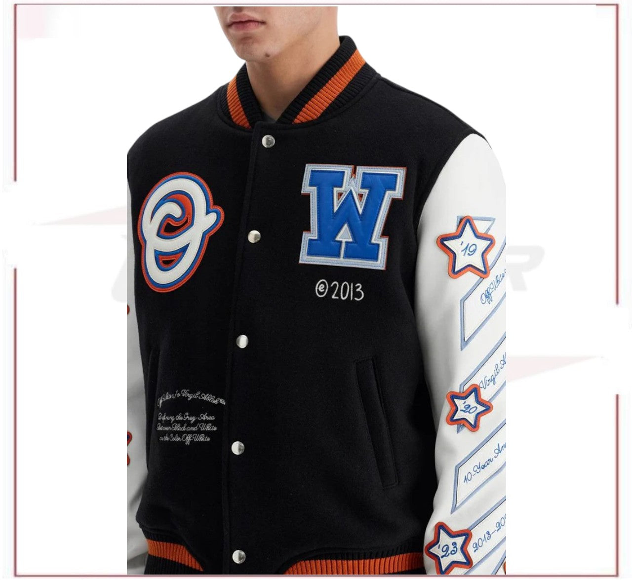 Off-White bomber varsity wizard