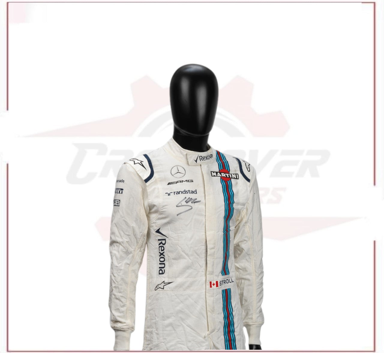 2017 Lance Stroll Martini F1 Race Suit CROSSOVER RACEWEARS