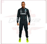 2024 Lewis Hamilton Mercedes AMG F1 Team Suit CROSSOVER RACEWEARS