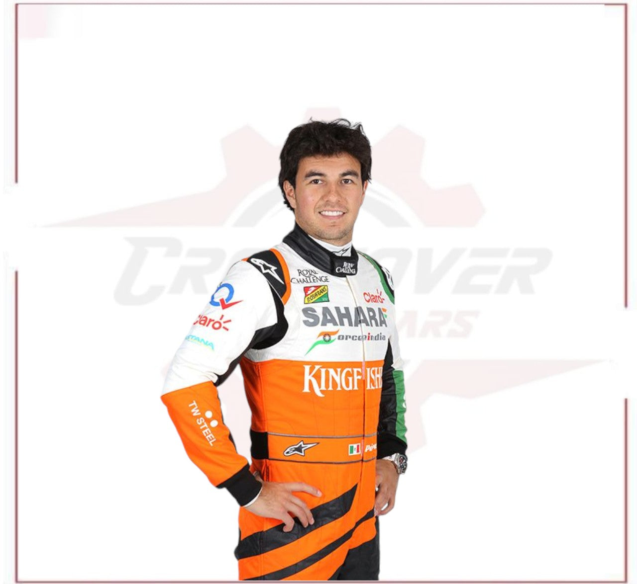 Sergio Pérez 2014 F1 Team Race Suit Sahara Force India - CROSSOVER RACEWEARS
