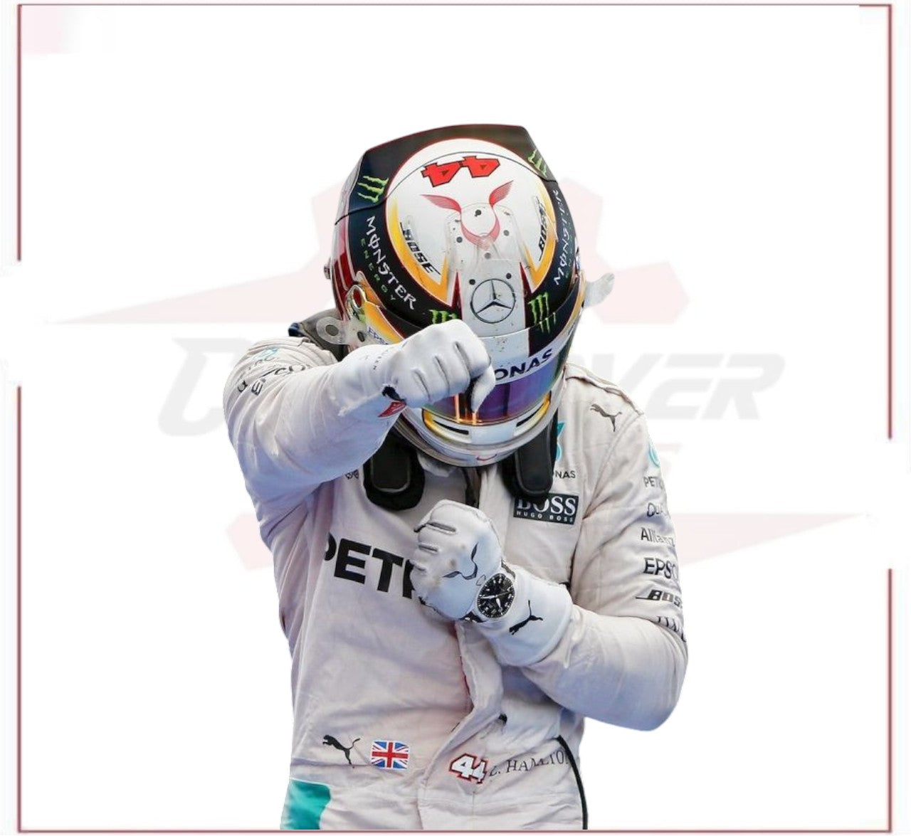 Lewis Hamilton 2016 Mercedes Benz F1 Race Suit CROSSOVER RACEWEARS