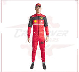 New Charles Leclerc 2022 F1 Ferrari Team Race Suit CROSSOVER RACEWEARS
