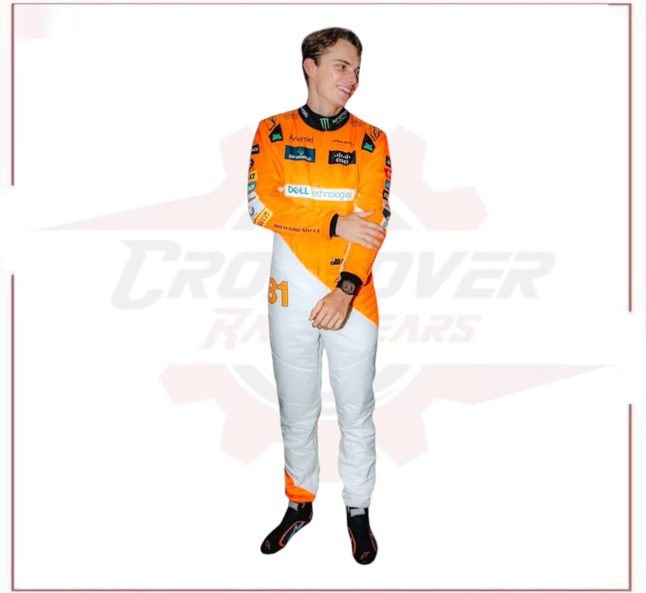 2024 Oscar Piastri McLaren F1 Team Race Suit CROSSOVER RACEWEARS