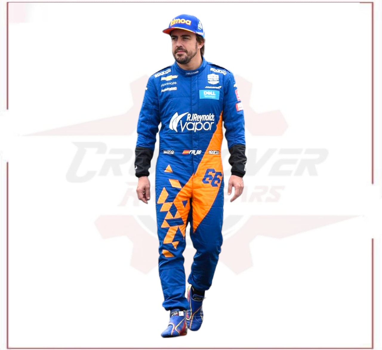2019 Fernando Alonso McLaren F1 Racing Suit CROSSOVER RACEWEARS