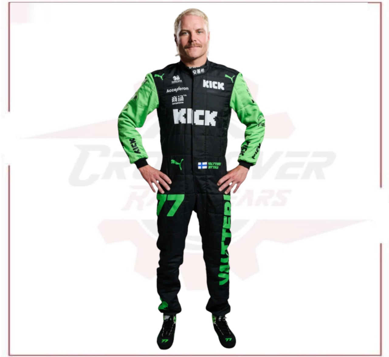 New 2024 Valtteri Bottas Kick Sauber F1 Race Suit Team Stake