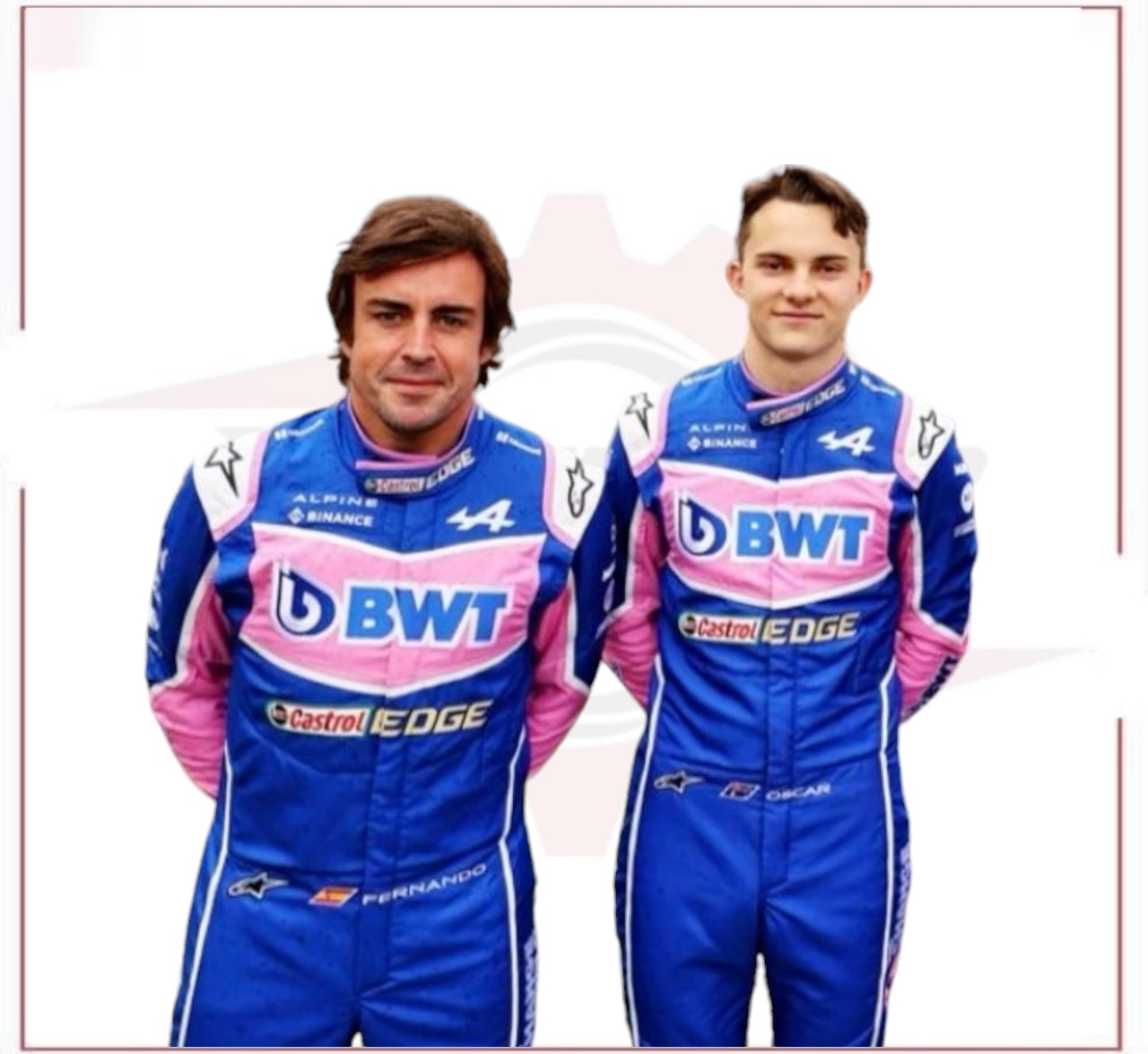 2022 FERNANDO ALONSO ALPHINE F1 RACE SUIT CROSSOVER RACEWEARS