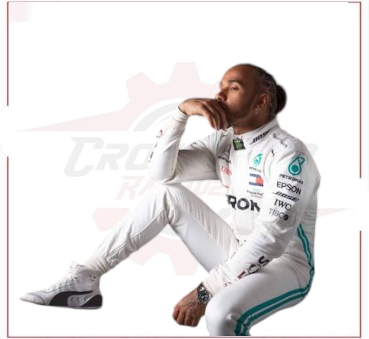 Lewis Hamilton 2019 Mercedes AMG Petronas F1 Replica Race Suit CROSSOVER RACEWEARS