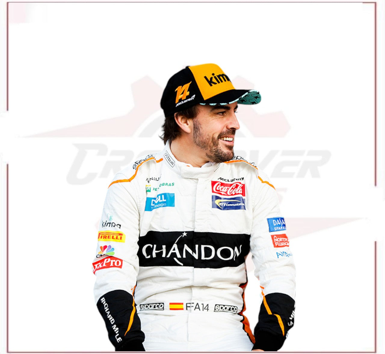 2018 Fernando Alonso McLaren F1 Race Suit CROSSOVER RACEWEARS