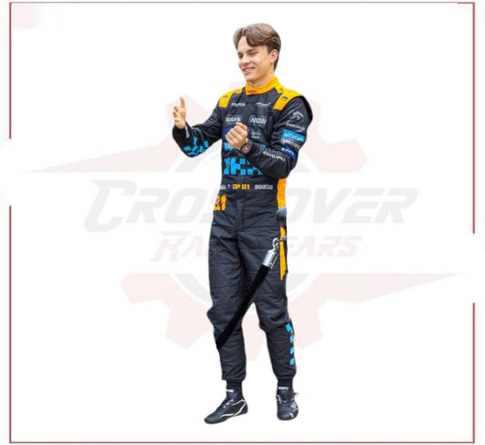 Oscar Paistri Mclaren 2023 New Race Suit in Singapore GP CROSSOVER RACEWEARS