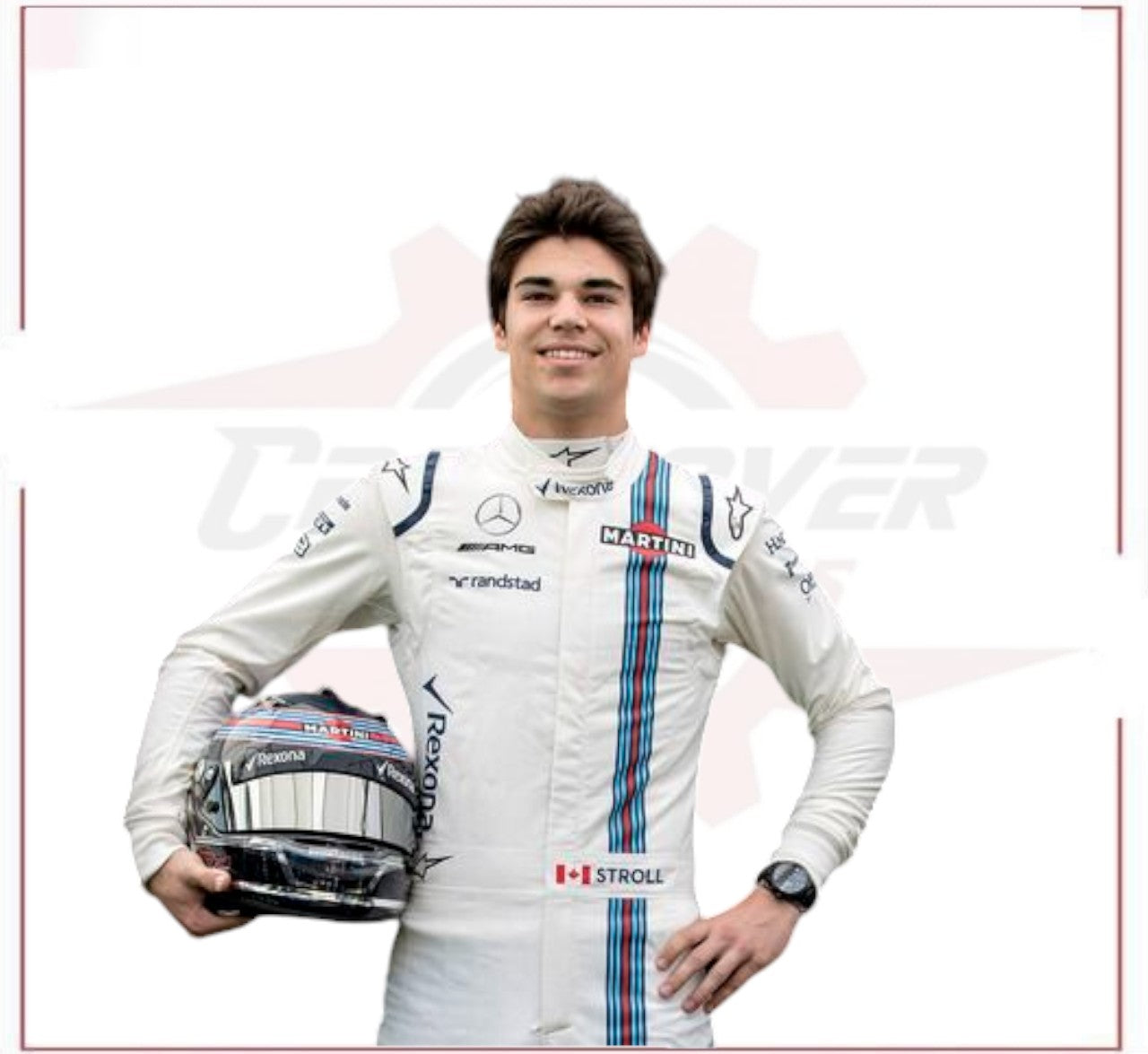 2017 Lance Stroll Martini F1 Race Suit CROSSOVER RACEWEARS