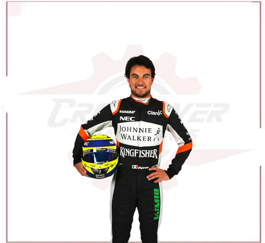 2017 Sergio Perez F1 Team Racing Suit - CROSSOVER RACEWEARS