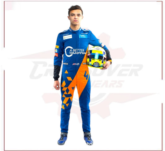 2019 Lando Norrirs McLaren F1 Race Suit CROSSOVER RACEWEARS