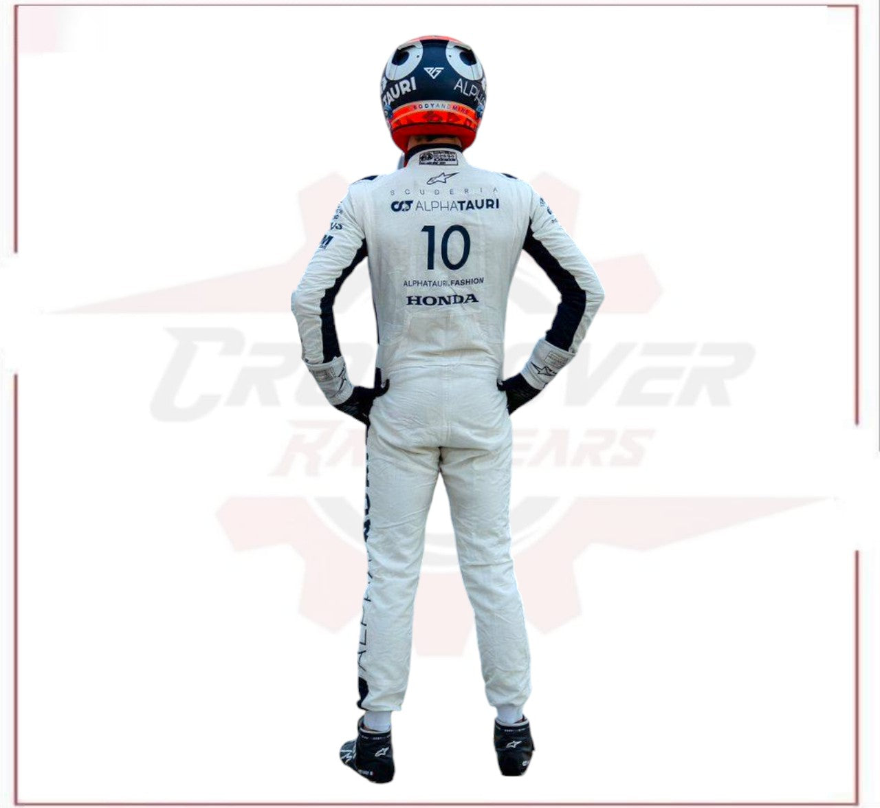 2022 Pierre Gasly Scuderia AlphaTauri F1 Race Suit CROSSOVER RACEWEARS