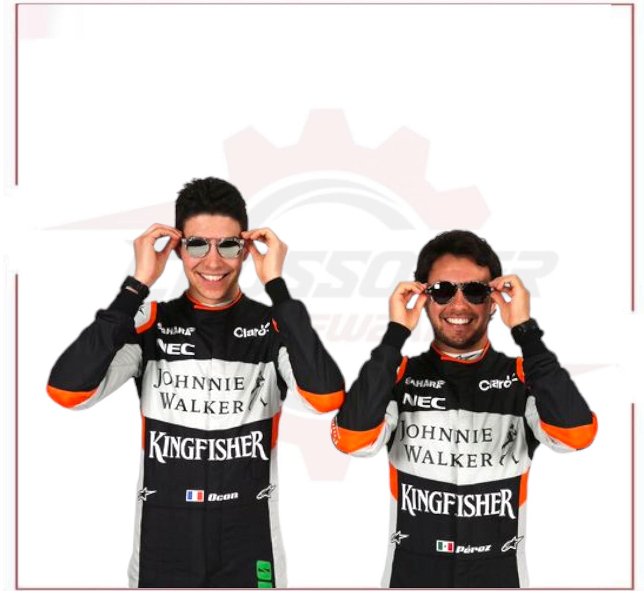 2017 Sergio Perez F1 Team Racing Suit - CROSSOVER RACEWEARS