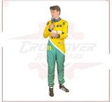 2024 New McLaren Oscar Piastri F1 Team Race Suit CROSSOVER RACEWEARS