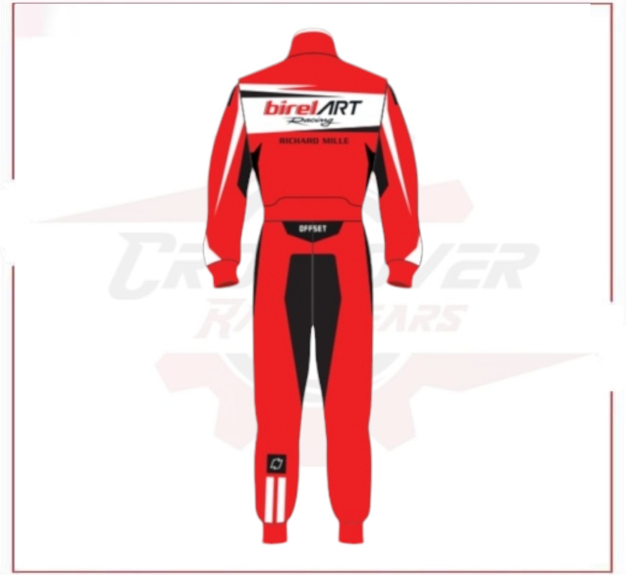 New 2023 Birel ART Go Kart Overall Racing Suit Sublimation Printed CROSSOVER RACEWEARS