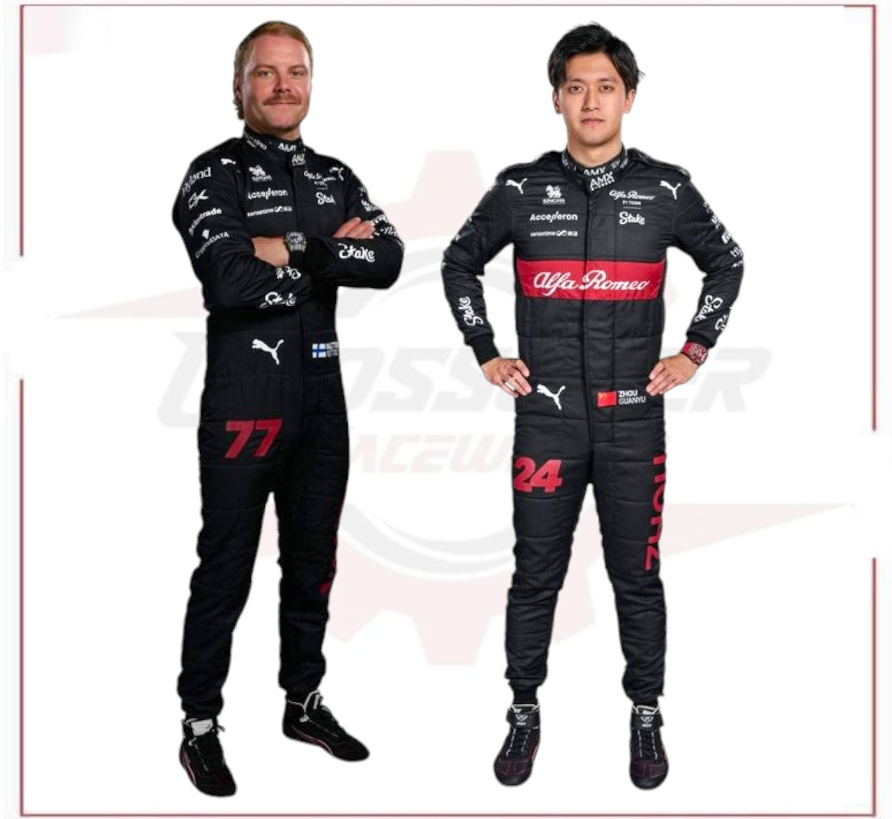 2023 Zhou Guanyu Alfa Romeo F1 Team Stake Replica Race Suit