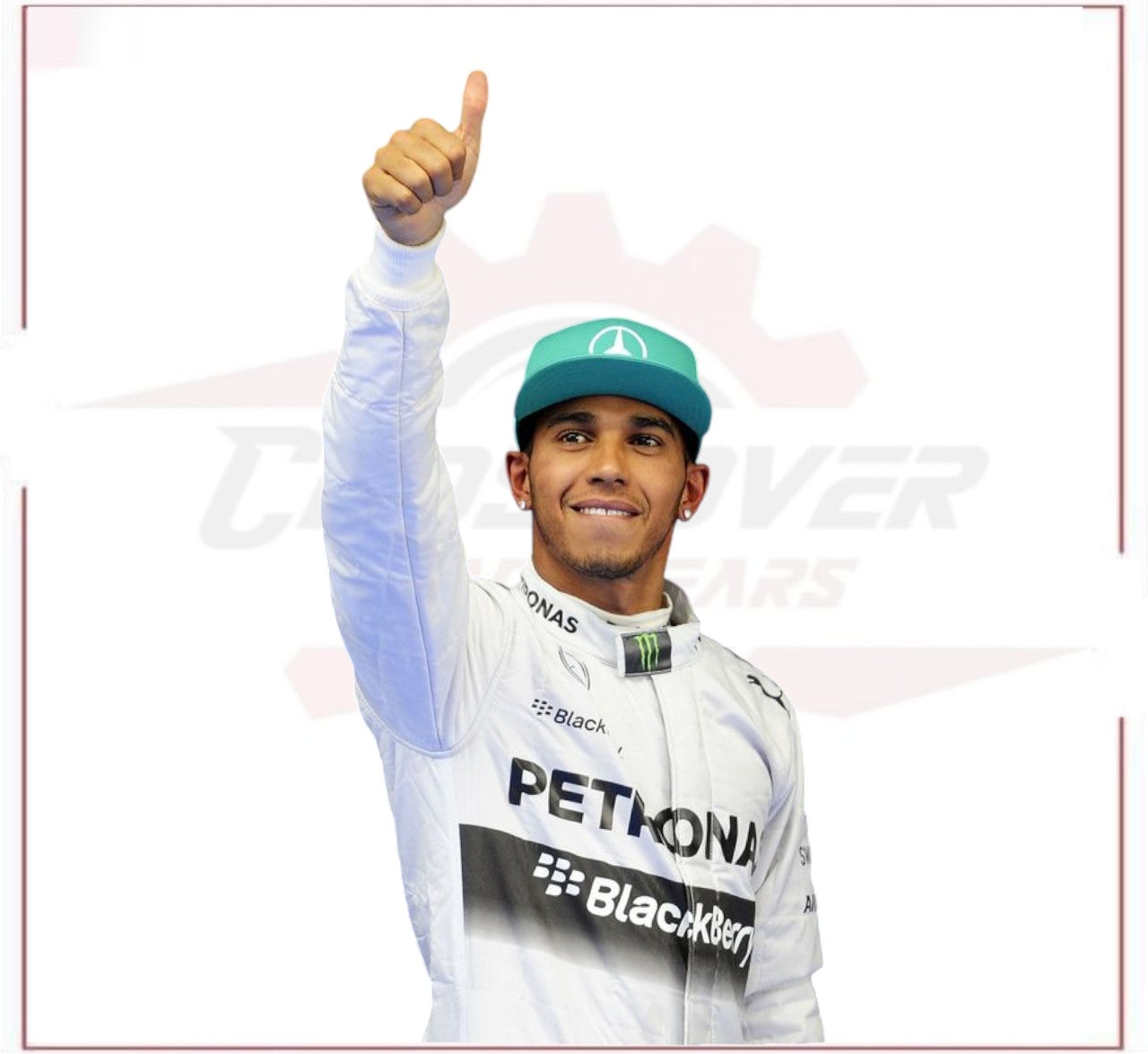 2014 Lewis Hamilton PETRONAS Mercedes F1 Race Suit CROSSOVER RACEWEARS
