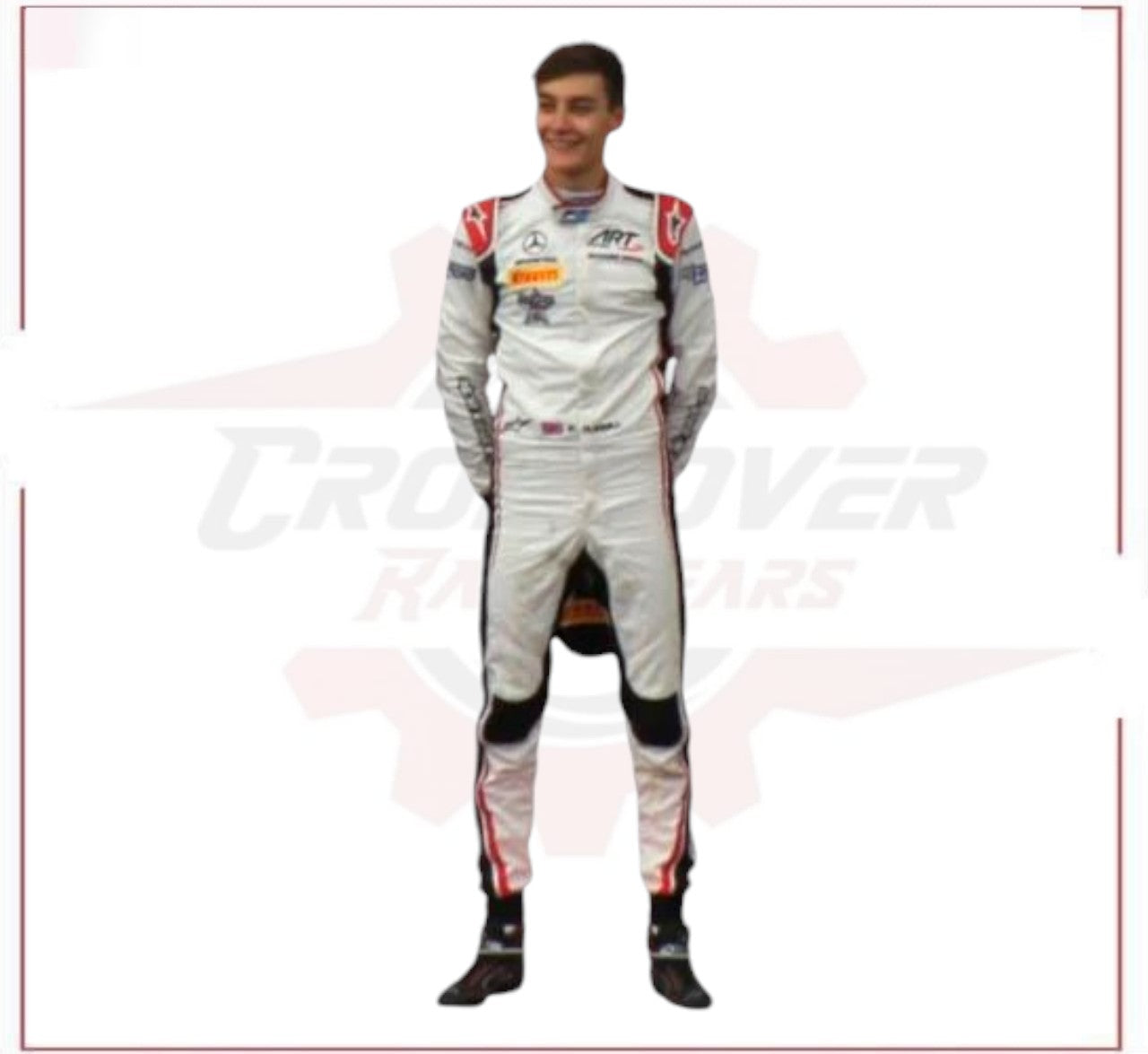 2018 George Russell Mercedes AMG F1 Race Suit CROSSOVER RACEWEARS