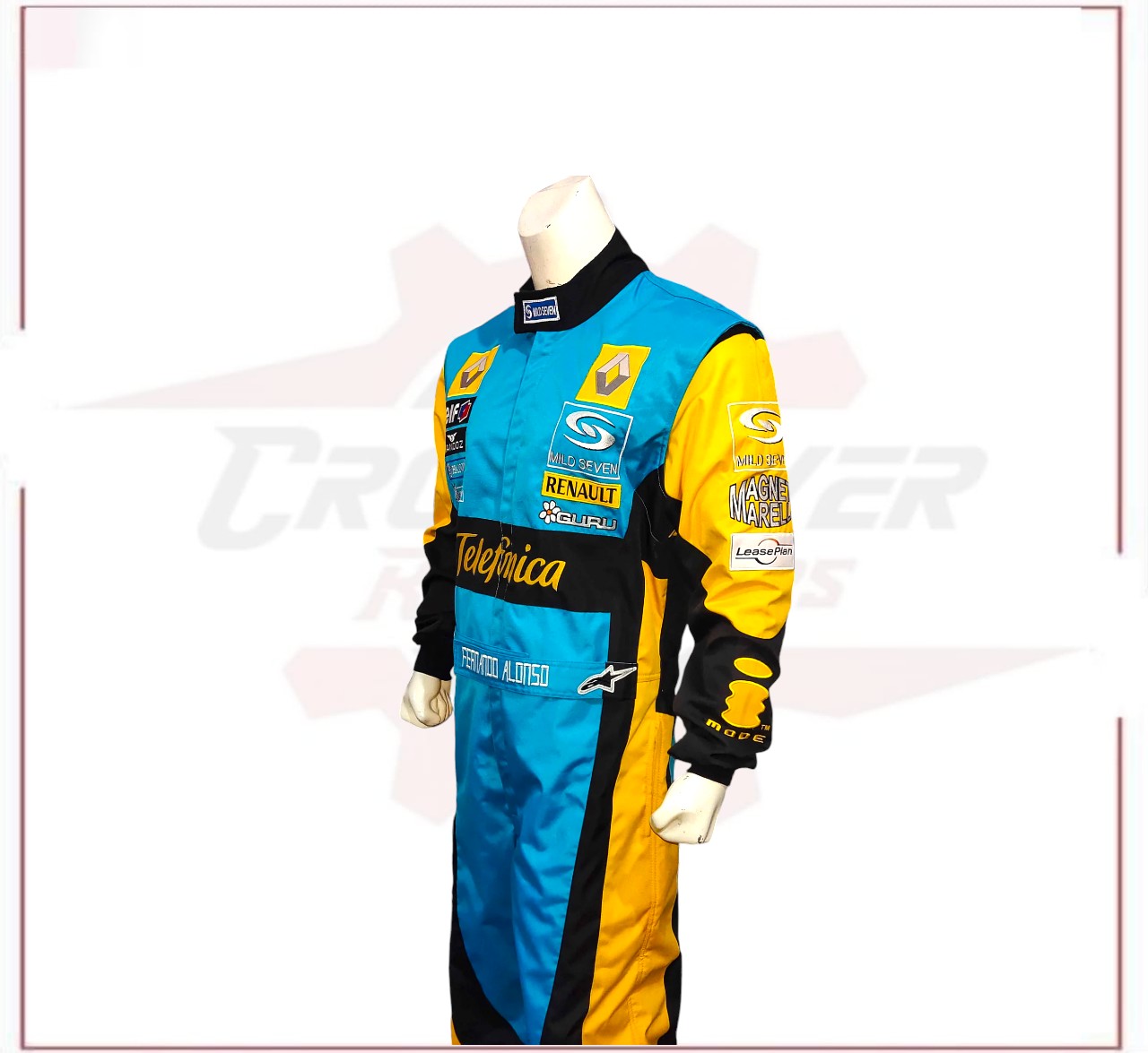 Fernando Alonso 2006 F1 Replica Embroidered Racing Suit / Renault F1 CROSSOVER RACEWEARS