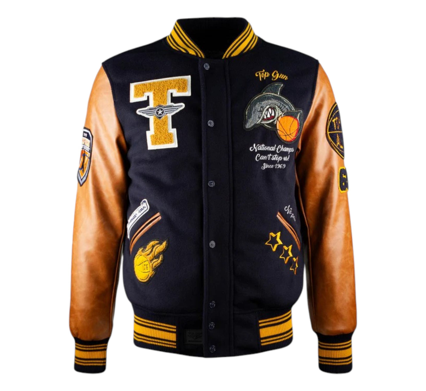 TOP GUN® "SHARK" VARSITY JACKET