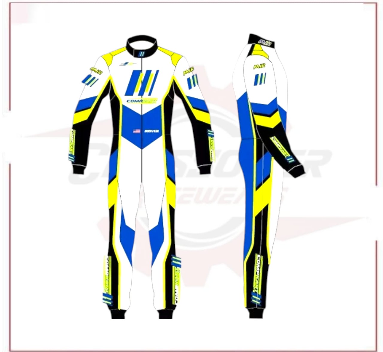 2022 MIR Compkart Karting Race Suit CROSSOVER RACEWEARS