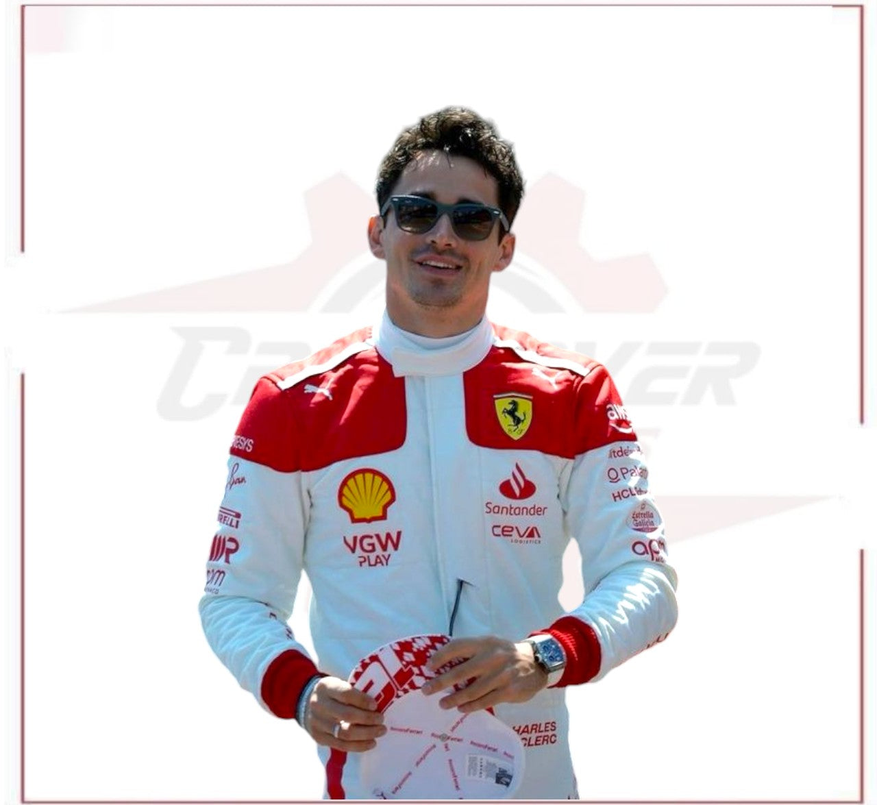 2023 Charles Leclerc Monaco GP F1 Scuderia Ferrari Race Suit - CROSSOVER RACEWEARS