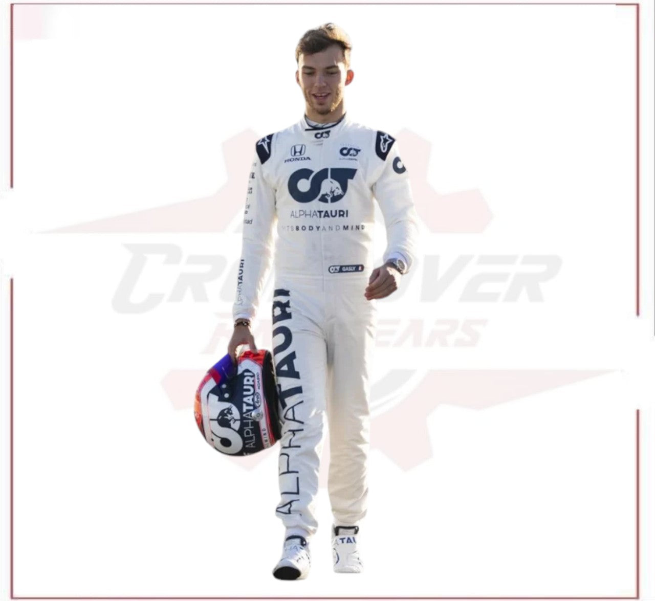2020 Pierre Gasly Alpha Tauri F1 Race Suit - Abu Dhabi GP CROSSOVER RACEWEARS