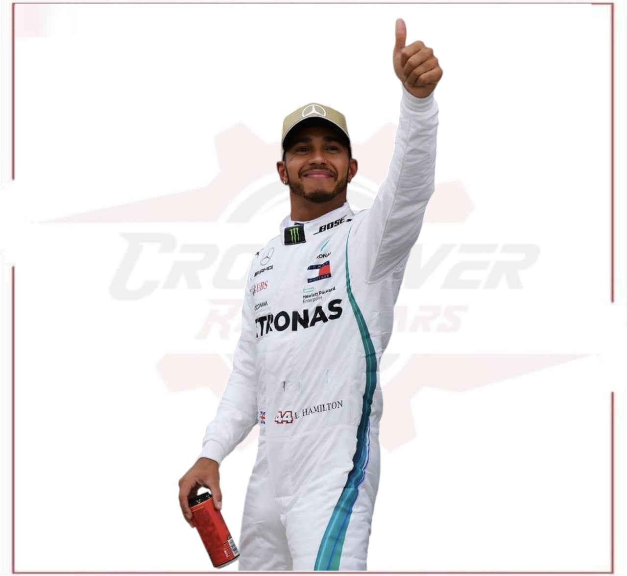 2018 LEWIS HAMILTON MERCEDES AMG F1 RACE SUIT CROSSOVER RACEWEARS
