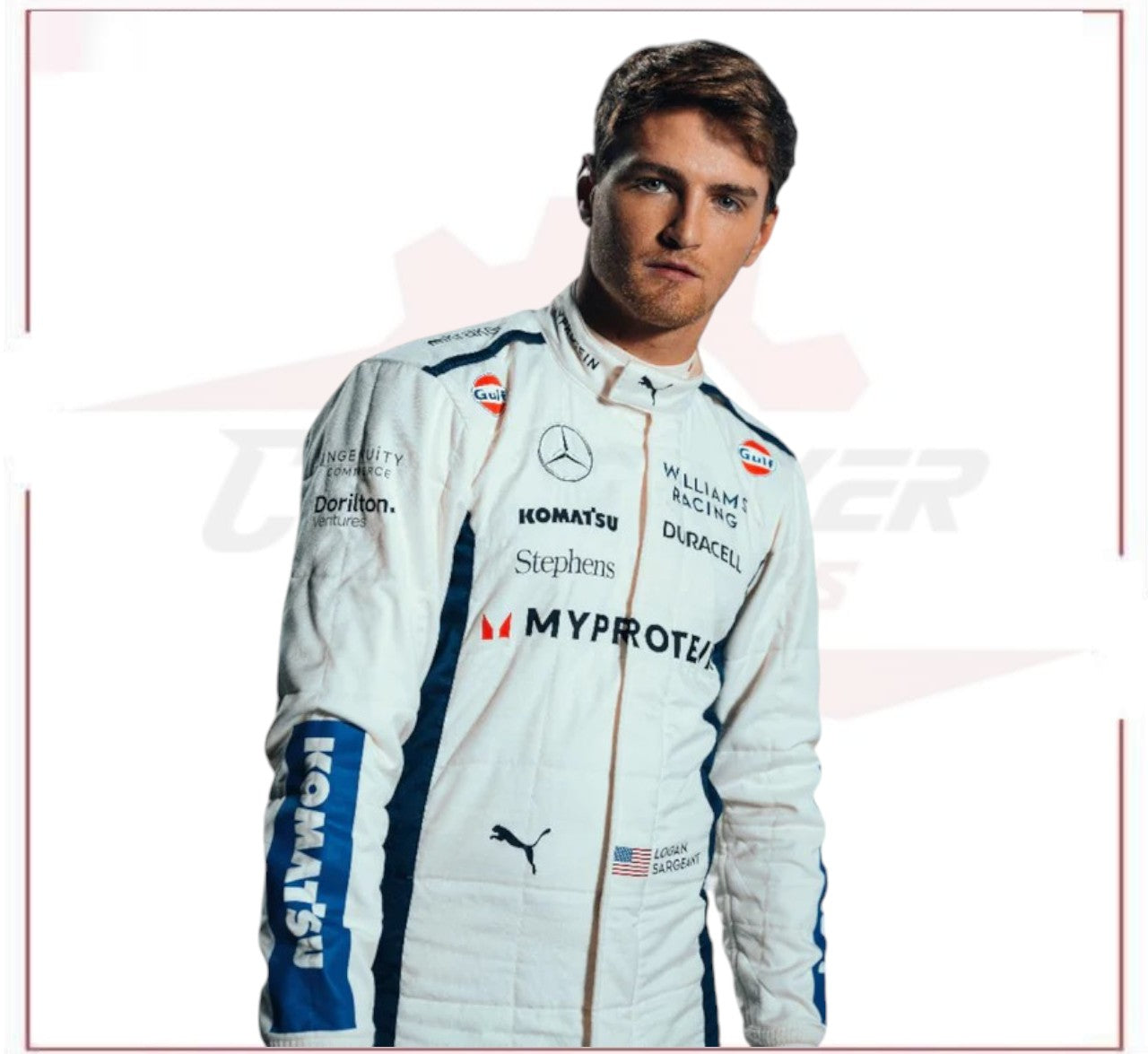 2024 Logan Sargeant Williams F1 Team Race Suit