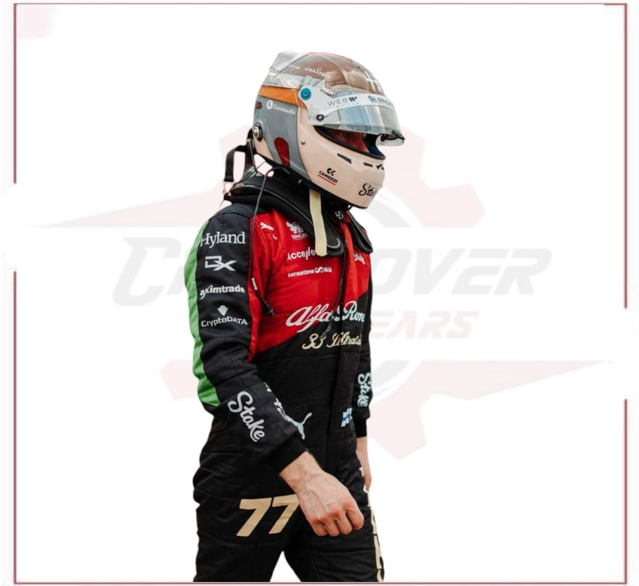 New 2023 VALTTERI BOTTAS ALFA ROMEO F1 RACE SUIT - ITALIAN GP