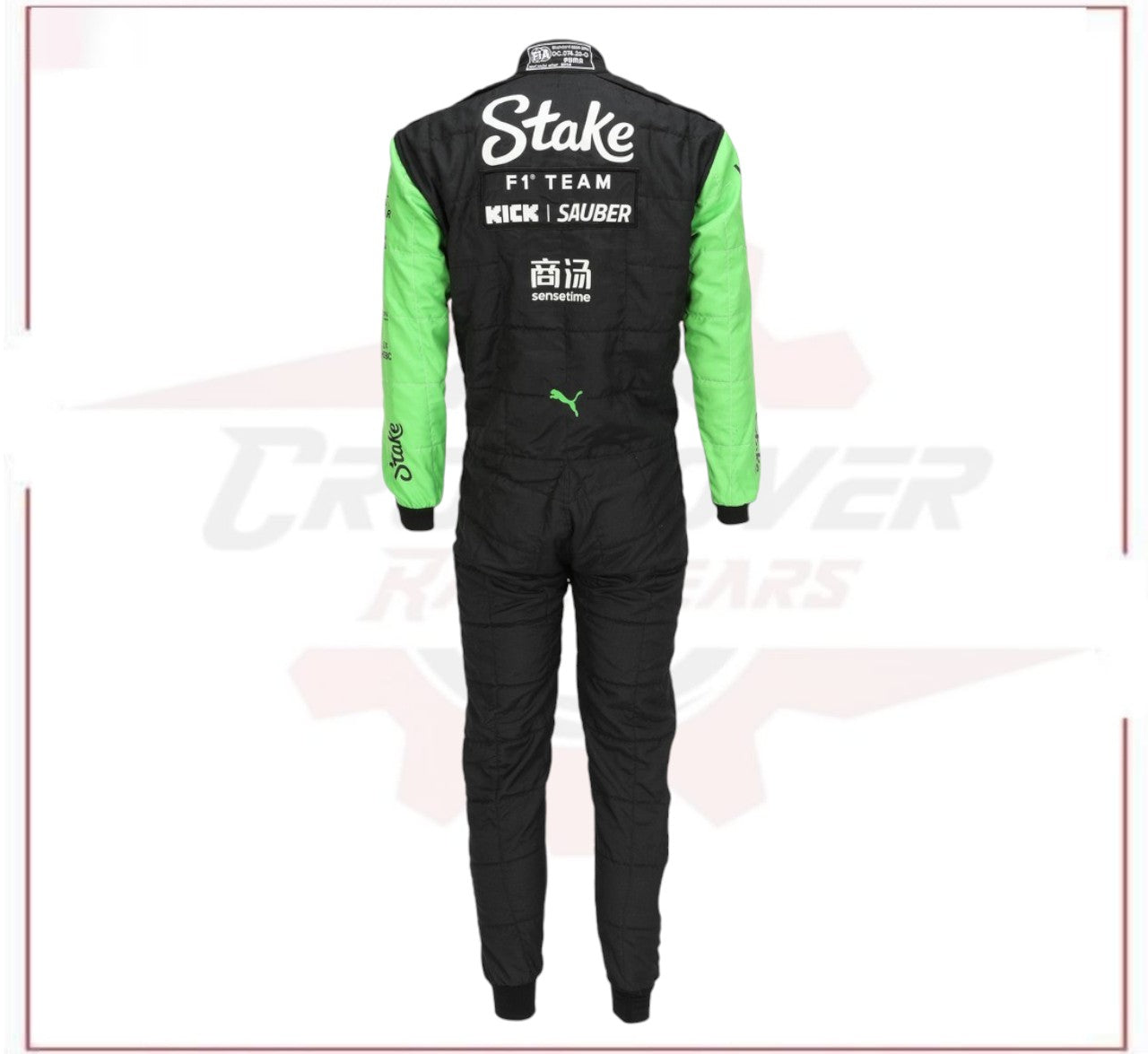 New 2024 Zhou Guanyu Stake F1 Team Kick Sauber Replica Racing Suit