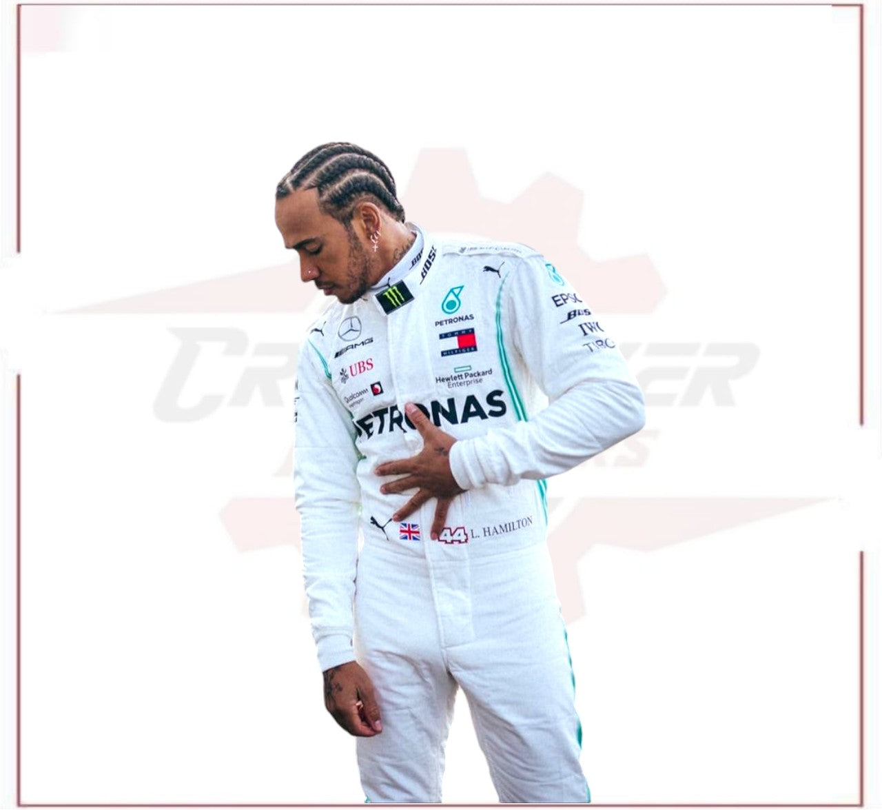 Mercedes Lewis Hamilton 2019 Race Suit F1 Replica CROSSOVER RACEWEARS
