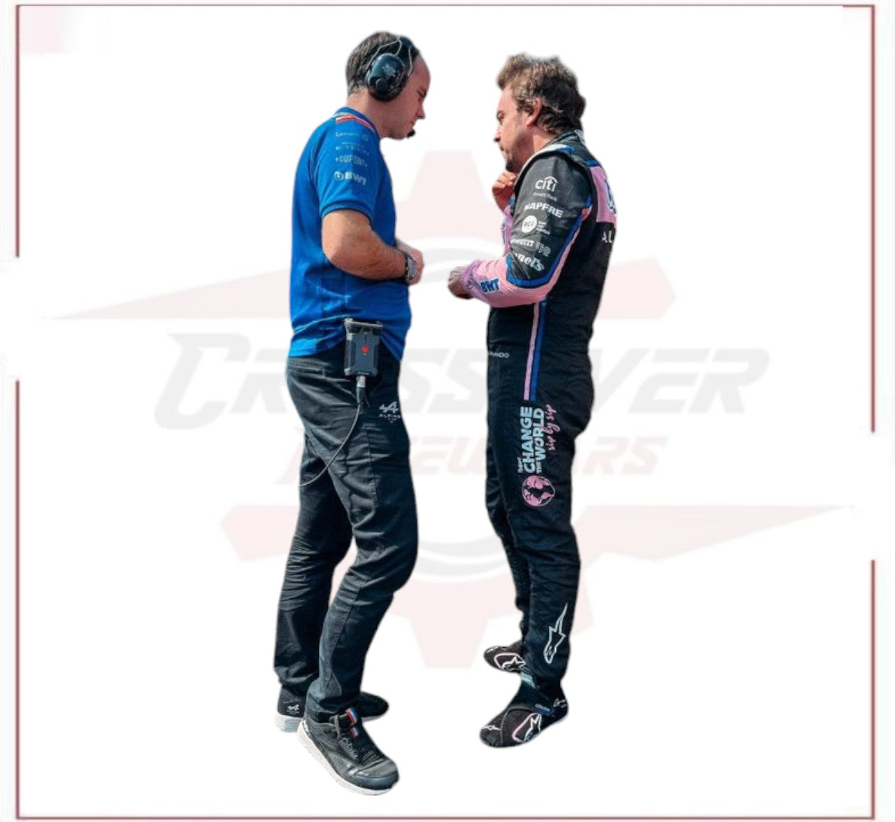 Fernando Alonso 2022 Race Used Race Suit CROSSOVER RACEWEARS