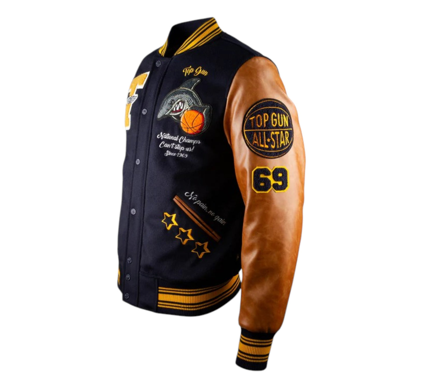 TOP GUN® "SHARK" VARSITY JACKET