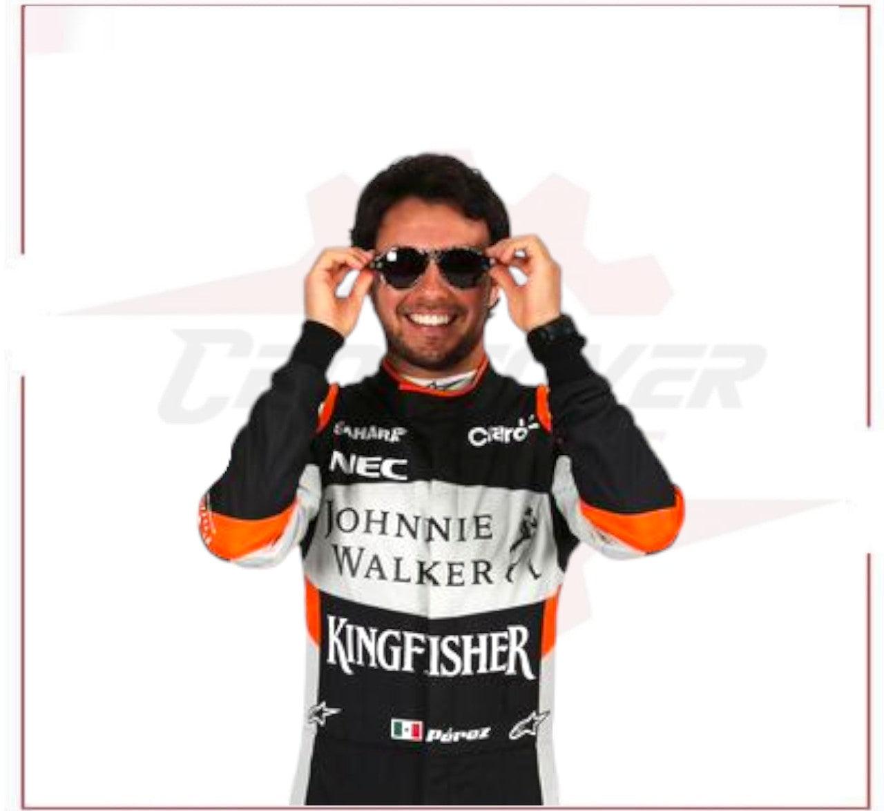 2017 Sergio Perez F1 Team Racing Suit - CROSSOVER RACEWEARS